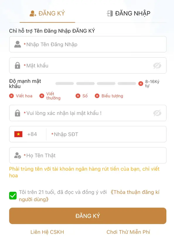 Hướng Dẫn Đăng Ký Tại KIM88